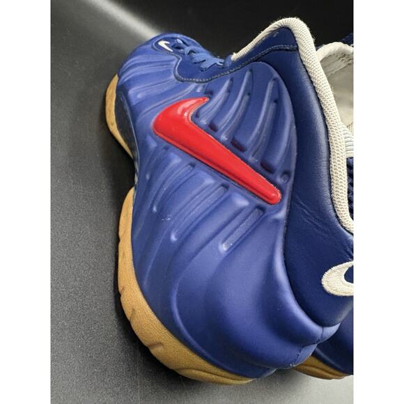 Men’s Nike Air Foamposite, Pro Usa, Blue Void University Red Size 10 ￼ main image 8